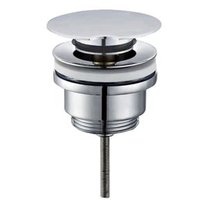 Afvoerplug Wiesbaden Caral | 5/4" | Draai waste | Messing | Rond | Chroom