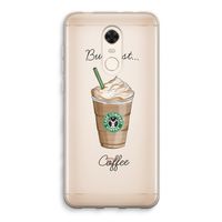 But first coffee: Xiaomi Redmi 5 Transparant Hoesje