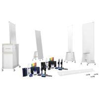 magnetoplan Whiteboard Design Thinking Bundle Medium (b x h) 90 cm x 178 cm Wit Speciaal gelakt Aan beide zijden te gebruiken, Incl. bordwisser, Incl.