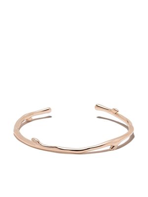 Shaun Leane bracelet torque Cherry Blossom orné de diamants - ROSE GOLD VERMEIL