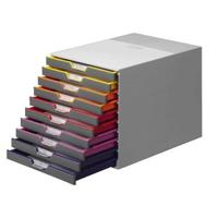 Ladenbox durable varicolor 10 laden grijs