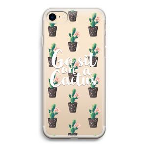 Cactus quote: iPhone 7 Transparant Hoesje
