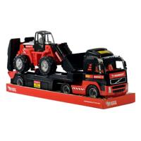 Mammoet Toys Cavallino mammoet vrachtwagen met aanhanger en graafmachine