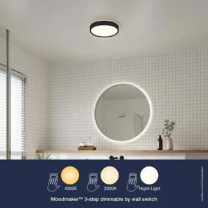 Plafondlamp badkamer design modern met Moodmaker &apos;Noxy&apos; Nordlux led lamp 350mm