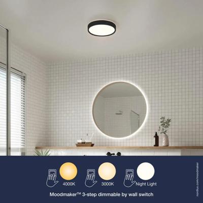 Plafondlamp badkamer design modern met Moodmaker &apos;Noxy&apos; Nordlux led lamp 350mm