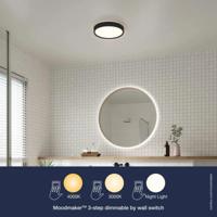 Plafondlamp badkamer design modern met Moodmaker &apos;Noxy&apos; Nordlux led lamp 350mm