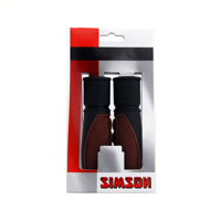 Simson handvat lifestyle donkerbruin-zwart, 92mm, universeel