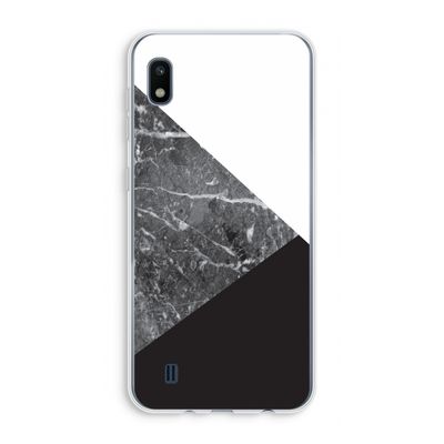 Combinatie marmer: Samsung Galaxy A10 Transparant Hoesje
