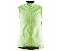 Craft Essence Light Wind mouwloos fietsvest geel dames S