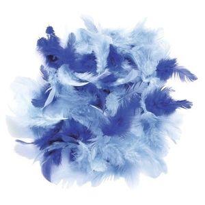 3x zakjes van 10 gram decoratie sierveren blauw tinten
