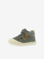 Halfopen baby boots NATURINO saliegroen