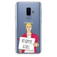 Gimme a call: Samsung Galaxy S9 Plus Transparant Hoesje