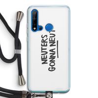 Neuters: Huawei P20 Lite (2019) Transparant Hoesje met koord