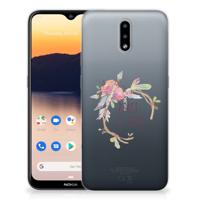 Nokia 2.3 Telefoonhoesje met Naam Boho Text