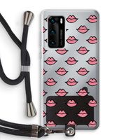 Lipjes: Huawei P40 Transparant Hoesje met koord