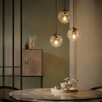 Lyora HanglampAbbacus 3-lichts smoke glas - 9236317