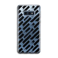 Zwarte vegen: Samsung Galaxy S10e Transparant Hoesje
