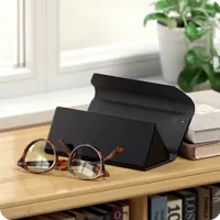 Satechi FindAll vegan-leather glasses case with FindMy