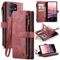 Caseme Samsung Galaxy S26 Ultra PU leren hoesje - portemonnee - Rood