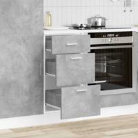 Onderkast Lyon 40x46x81,5 cm bewerkt hout betongrijs Onderkast Lyon 40x46x81,5 cm bewerkt hout betongrijs