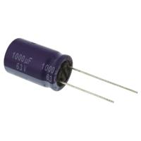 Panasonic ECA1JM102 Elektrolytische condensator Radiaal bedraad 7.5 mm 1000 µF 63 V 20 % (Ø x l) 16 mm x 25 mm 1 stuk(s)