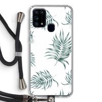 Simple leaves: Samsung Galaxy M31 Transparant Hoesje met koord