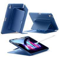 iPad Air 13" (M4) 2026 Flip Magnetic Case with Pencil Holder - Navy Blue