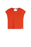 NoBell zomer tanktop meisjes - oranje koraal - jersey, rib - Kit