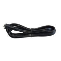 Verlengkabel 3m - 12V - IP44 Waterdicht - Zwart