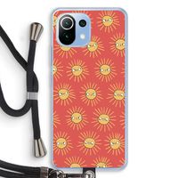 Zon: Xiaomi Mi 11 Lite Transparant Hoesje met koord