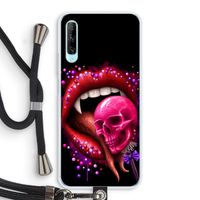 Dodelijk zoet: Huawei P Smart Pro Transparant Hoesje met koord
