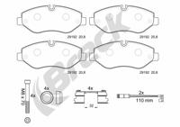 Breck Remblokset 29192 00 703 00
