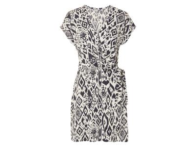 esmara Dames jurk (Patroon/crème, L (44/46))