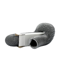 Niet-geïsoleerde PVC flexibele slang Ø160mm (binnenmaat) - 10 meter