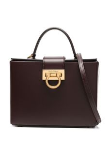 Ferragamo petit sac cabas Gancini - Marron