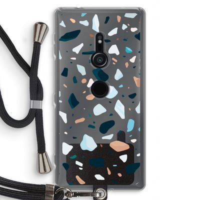 Terrazzo N°13: Sony Xperia XZ2 Transparant Hoesje met koord