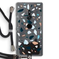 Terrazzo N°13: Sony Xperia XZ2 Transparant Hoesje met koord