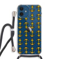 Musketon Anchor: iPhone 12 Transparant Hoesje met koord