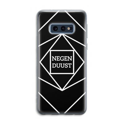 Negenduust geometrisch: Samsung Galaxy S10e Transparant Hoesje