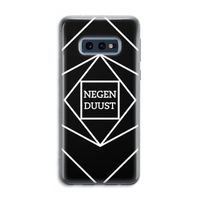 Negenduust geometrisch: Samsung Galaxy S10e Transparant Hoesje