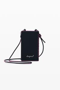 Gevlochten telefoonhouder - BLACK - U
