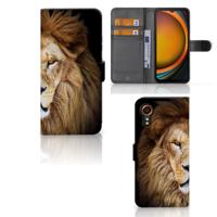 Samsung Galaxy Xcover 7 | Telefoonhoesje | Met pasjeshouder | Leeuw