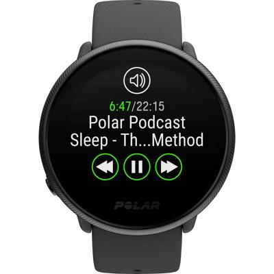 Polar Ignite 2 Sporthorloge met geïntegreerde sensor 30 mm S/L Zwart