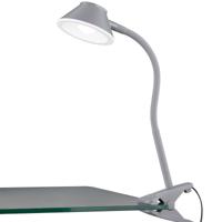 Energiezuinige LED Klemlamp - 3.5W - Warm Wit (3000K) - Titaan
