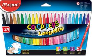 Maped Color'Peps Long Life viltstift Medium Meerkleurig 24 stuk(s)