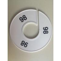 Maatring 11 cm wit/zwart 98