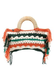 Nannacay mini sac cabas Vera en crochet - Orange