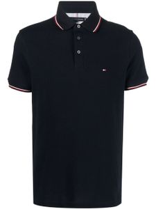 Tommy Hilfiger polo à logo brodé - Bleu