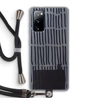 Moroccan stripes: Samsung Galaxy S20 FE / S20 FE 5G Transparant Hoesje met koord
