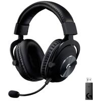 Logitech Gaming PRO X On Ear headset Gamen Radiografisch 7.1 Surround Zwart Volumeregeling, Microfoon uitschakelbaar (mute)